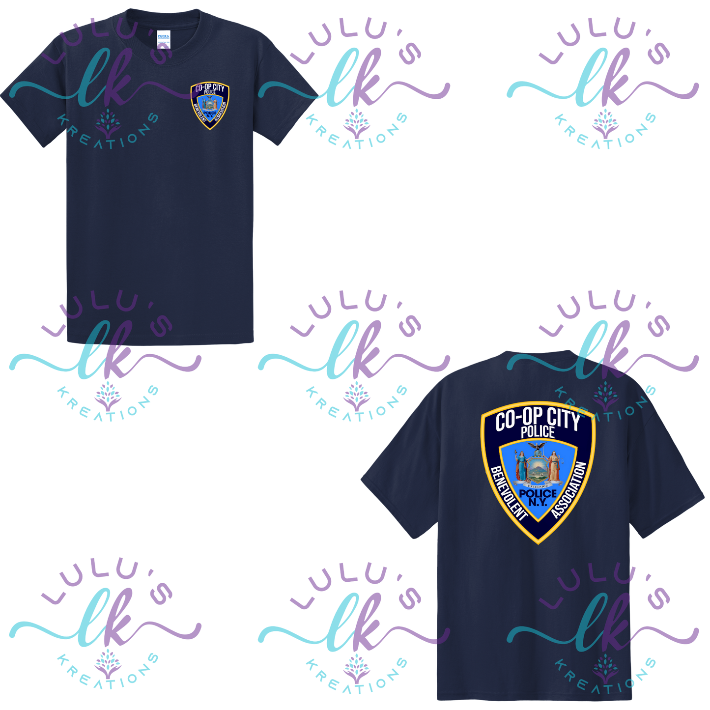 Co-op T-Shirt Blue Design