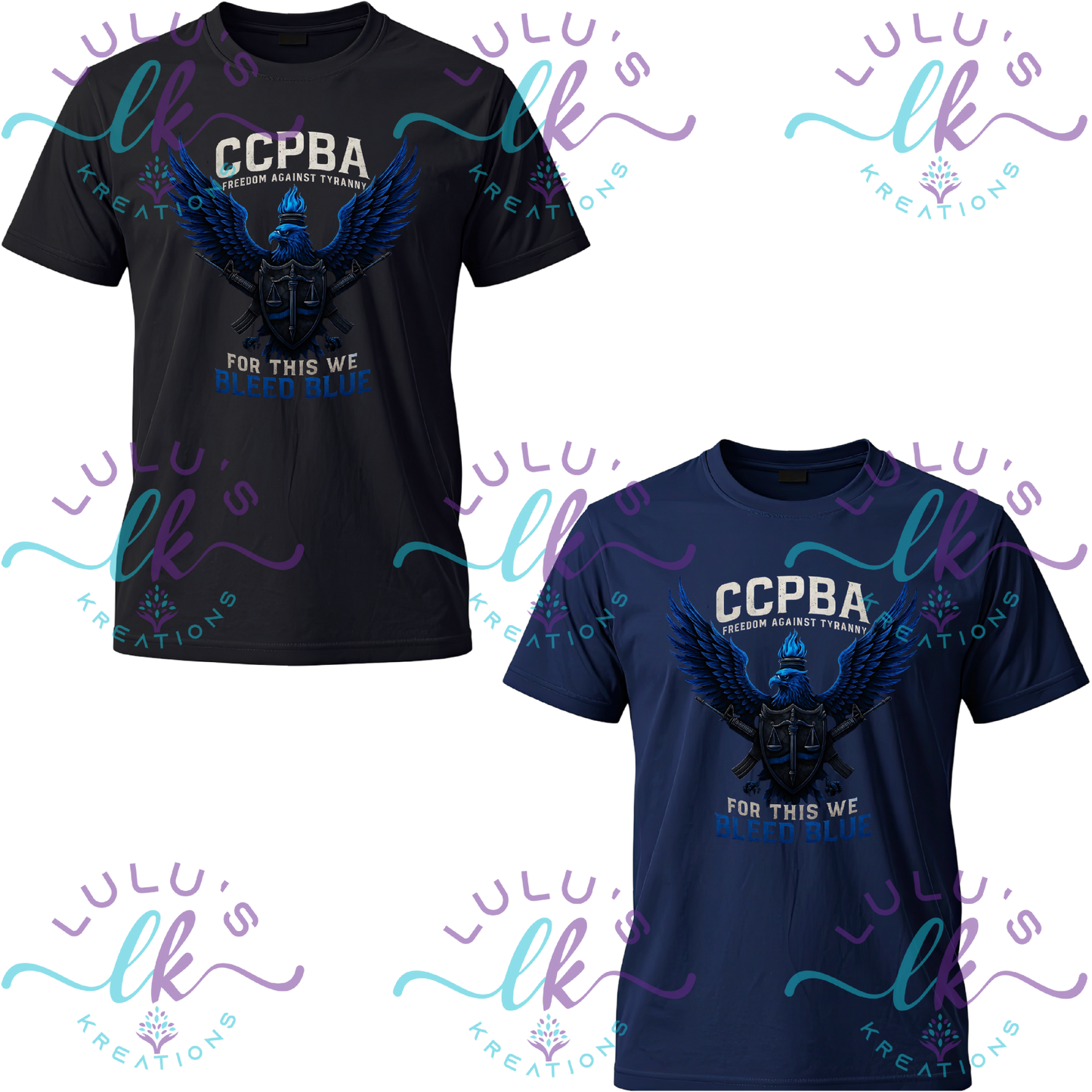 Co-Op City Police PBA T-Shirt-Eagle CCPBA