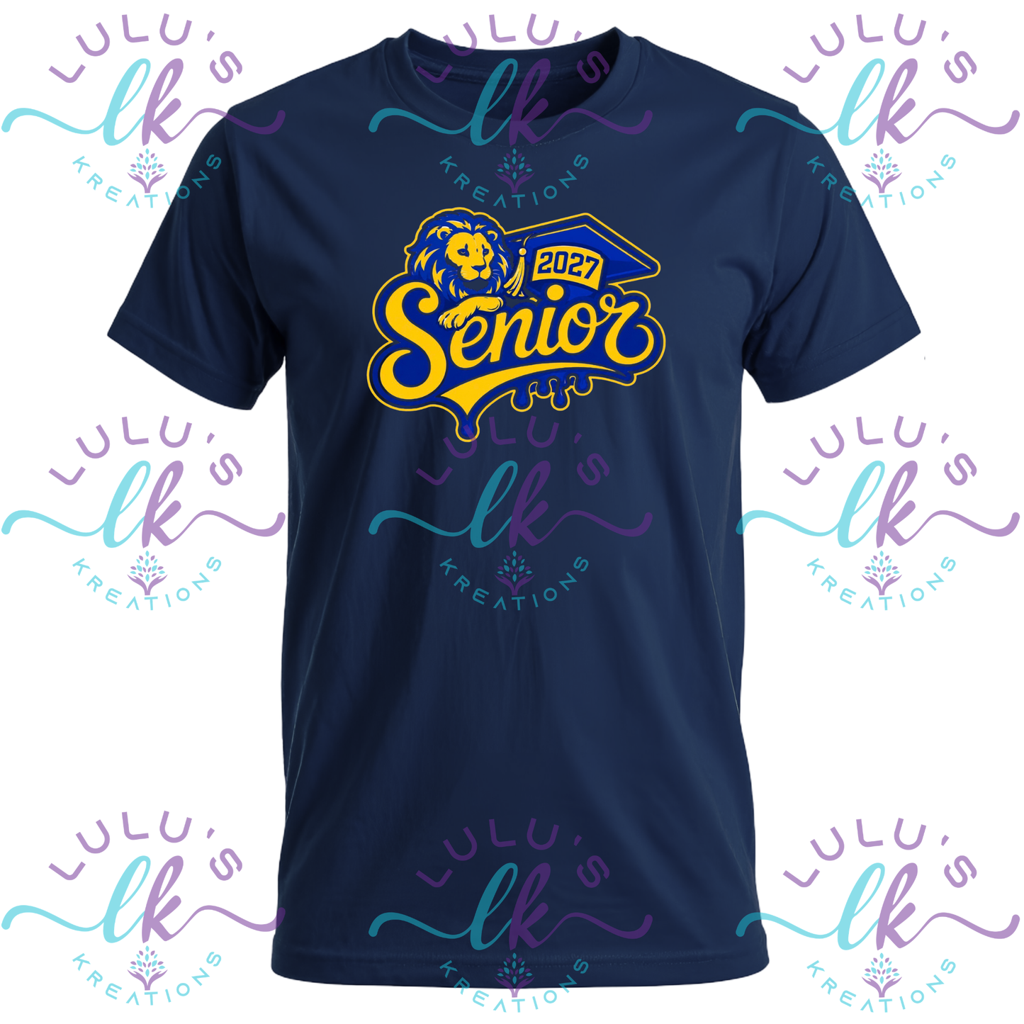 Navy Blue T-Shirt Class Of 2027