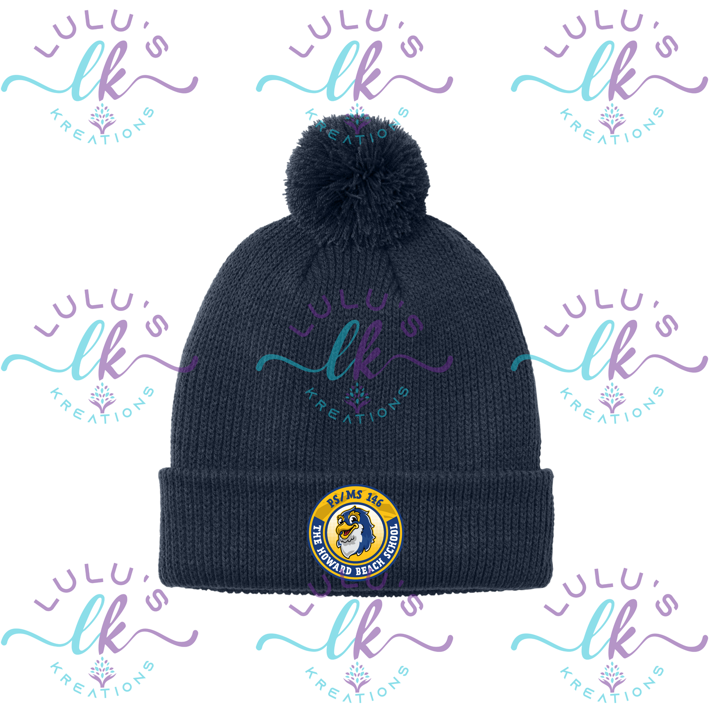 Winter Cozy Pom Beanie