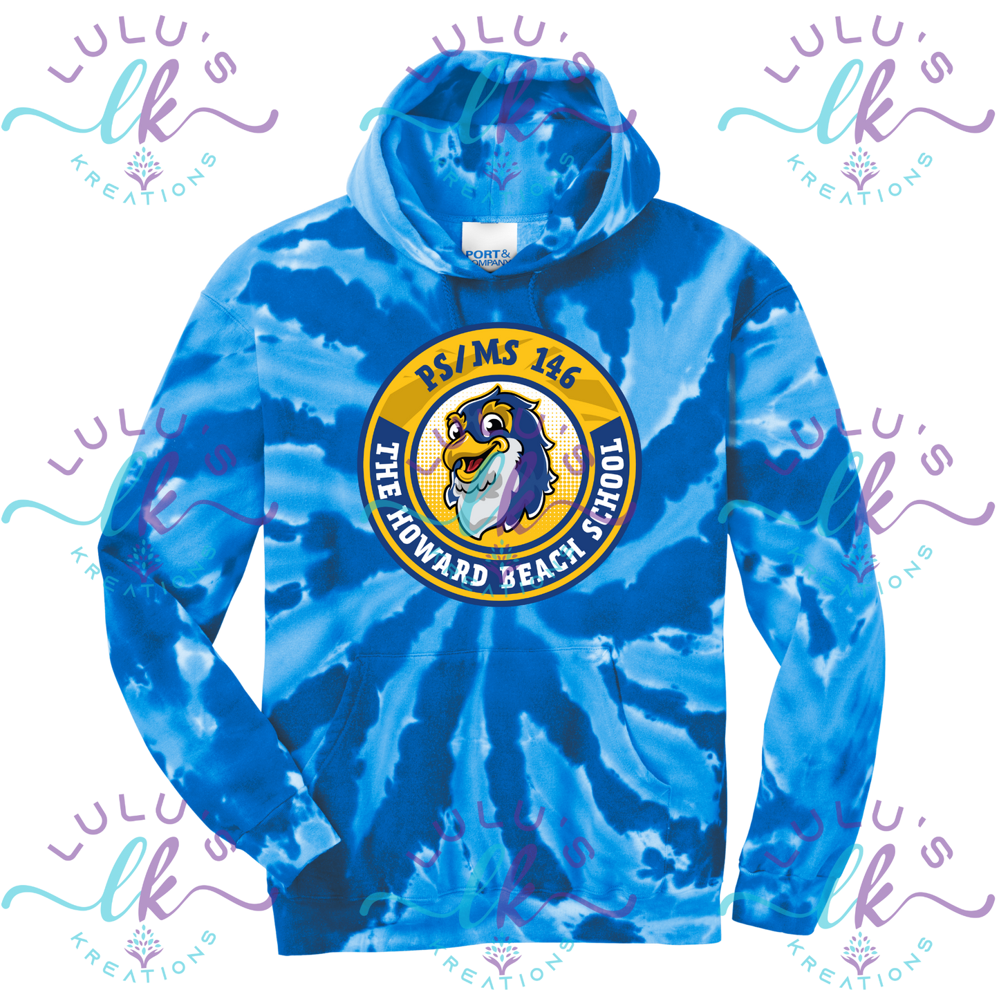 School Tie Dye Hoodie