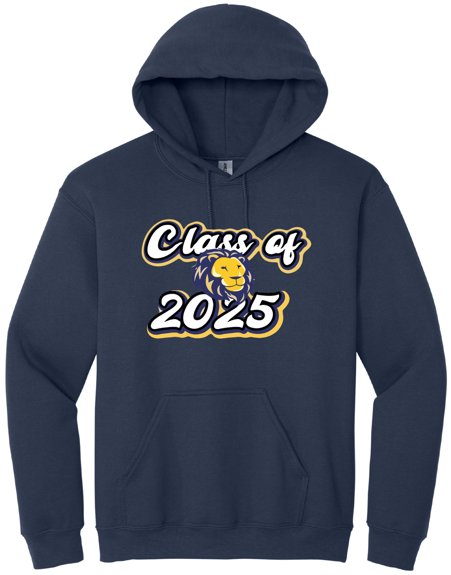 Navy Blue Hoodie Class Of 2025