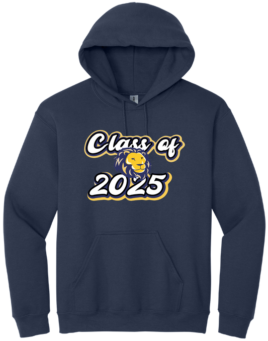 Navy Blue Hoodie Class Of 2025