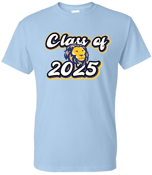 Light Blue T-Shirt Class Of 2025