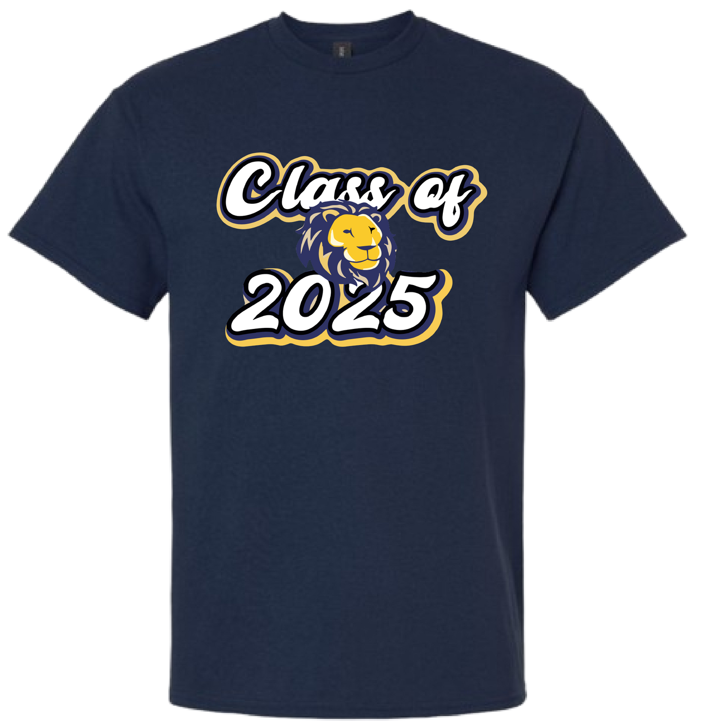 Navy Blue T-Shirt Class Of 2025