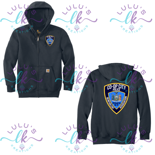 Co-op Carhartt Full Zip Up Blue Design