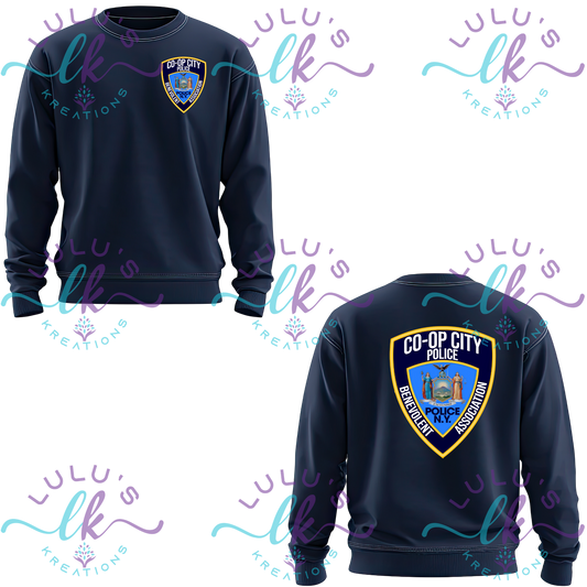 Co-op Crewneck Blue Design