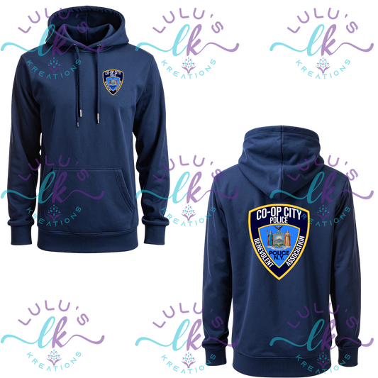 Co-op Hoodie Blue Design