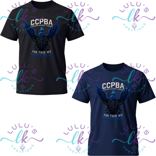 Co-Op City Police PBA T-Shirt-Eagle CCPBA