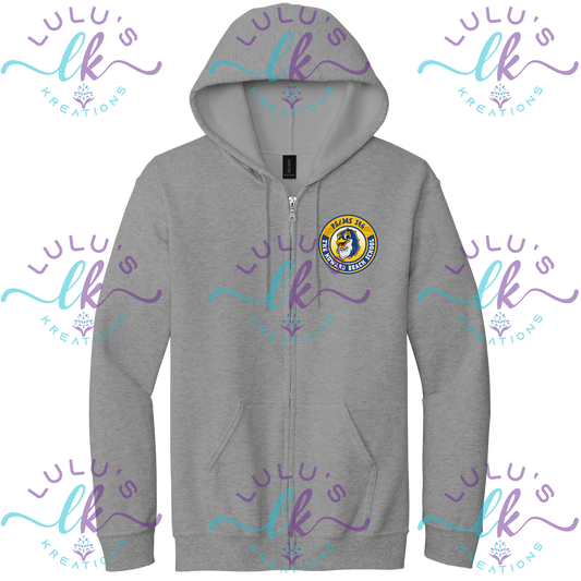 School Full-Zip Hooded Sweatshirt