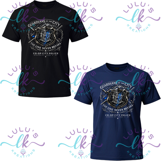 Co-Op City Police PBA T-Shirt- Guardians of the City PBA