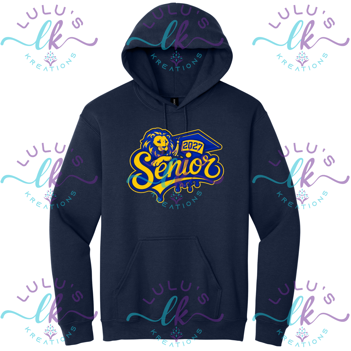 Navy Blue Hoodie Class Of 2027