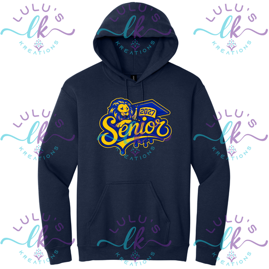Navy Blue Hoodie Class Of 2027