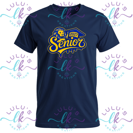 Navy Blue T-Shirt Class Of 2027