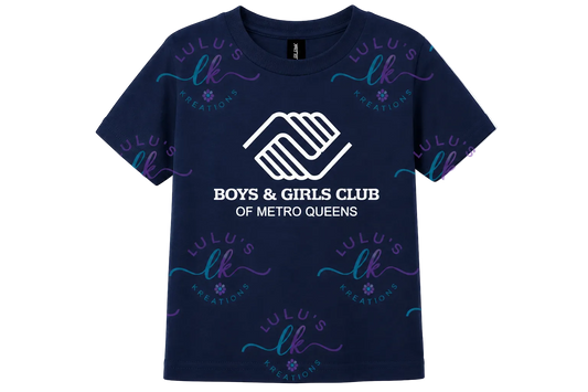 BGCMQ Boys Navy Blue Shirt - Printed