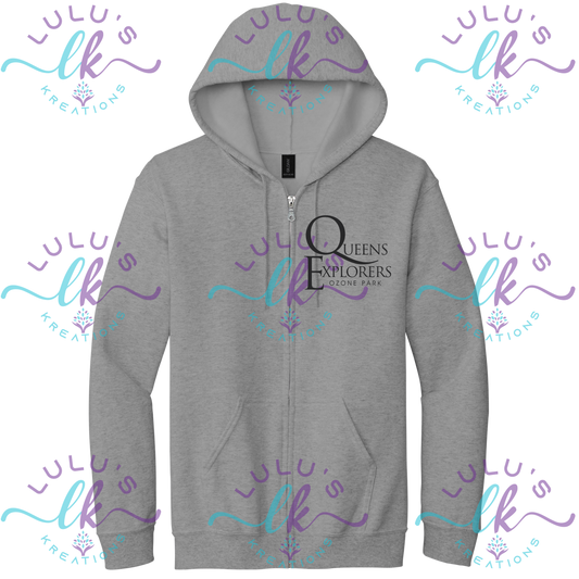 QE Full-Zip Hooded Sweatshirt