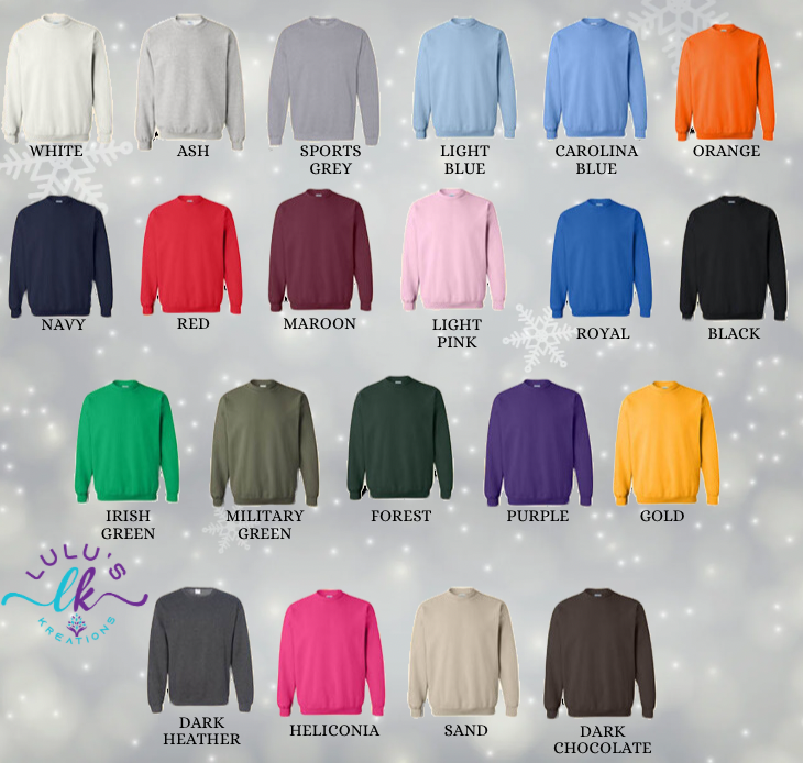 Custom Sweatshirt With Trendy Side Bow and Glitter
