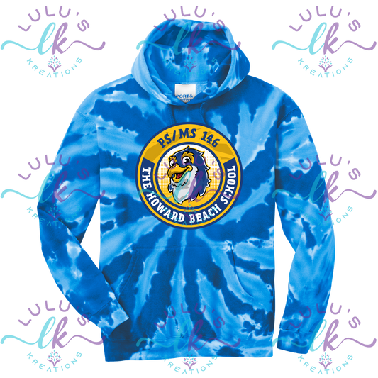 School Tie Dye Hoodie