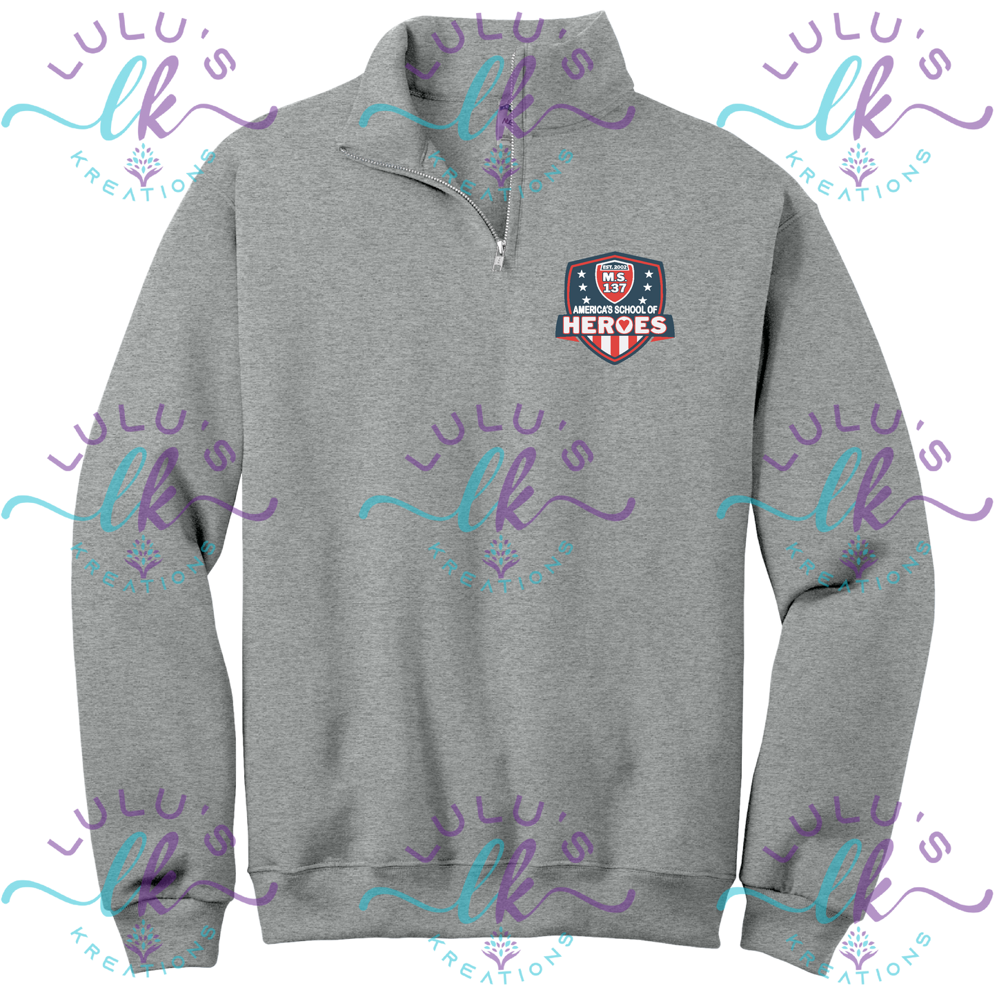 M.S. 137 1/4 Zipper Sweatshirt