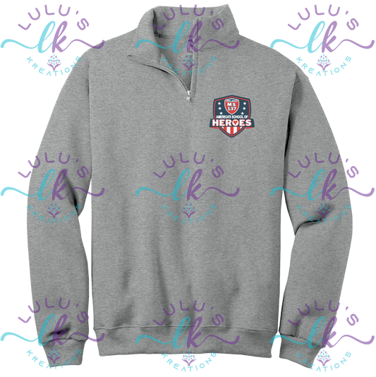 M.S. 137 1/4 Zipper Sweatshirt