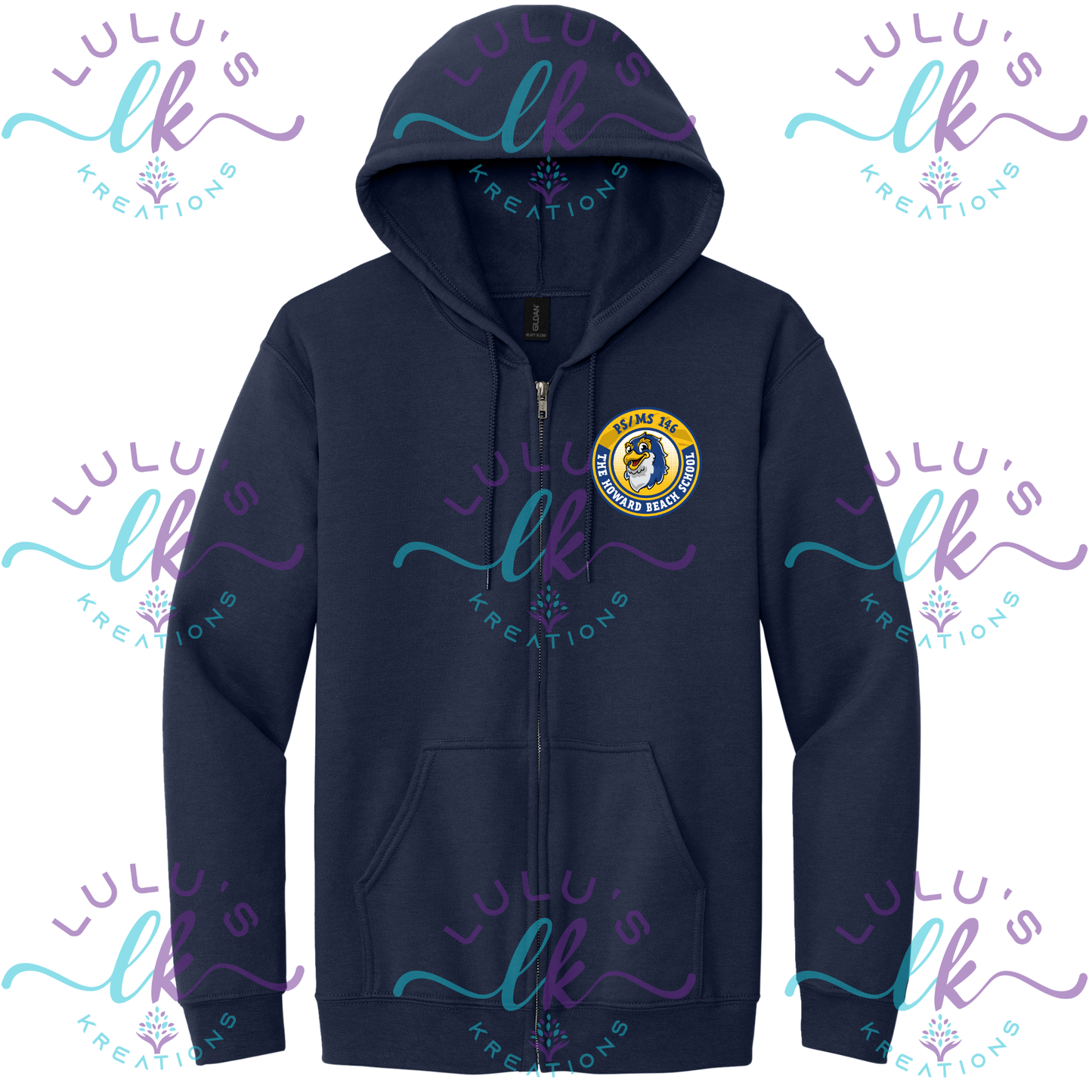 School Full-Zip Hooded Sweatshirt