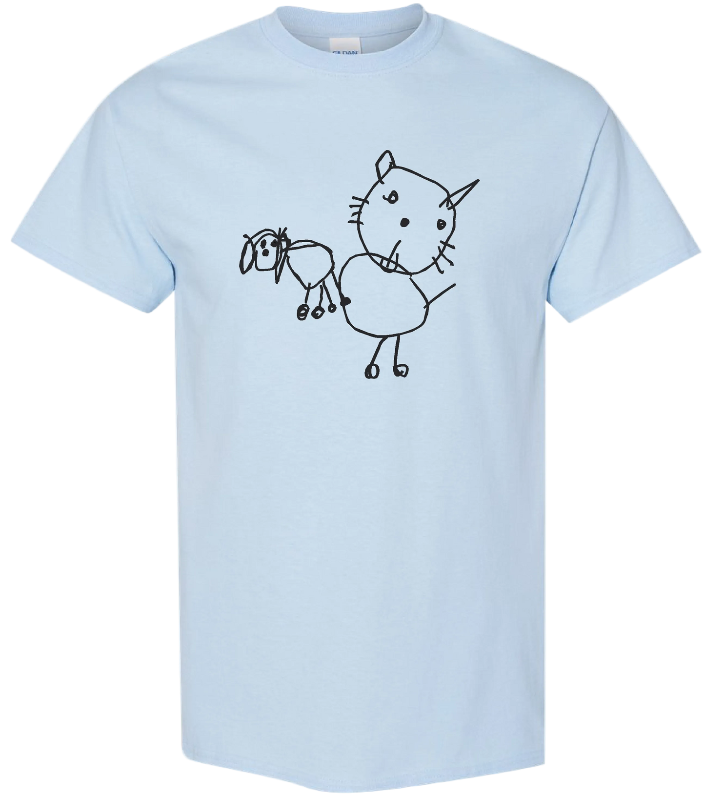 QE Light Blue Fundraiser Shirt without Logo