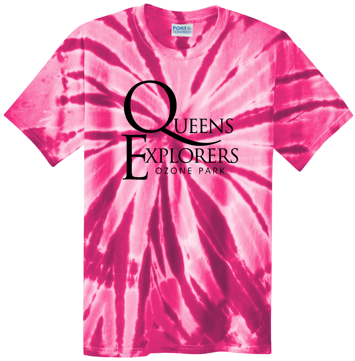 QE Tie Dye Printed T-Shirt