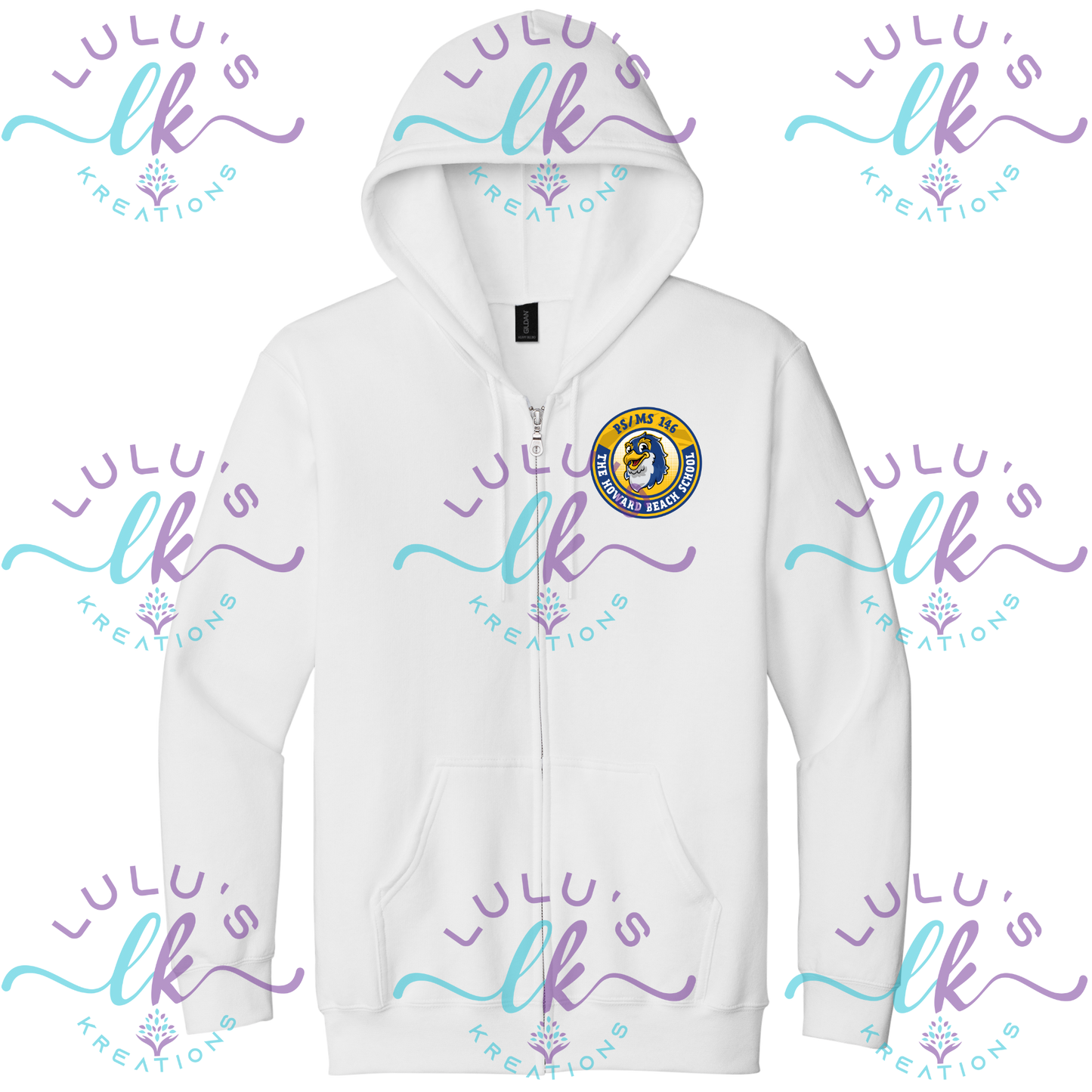 School Full-Zip Hooded Sweatshirt