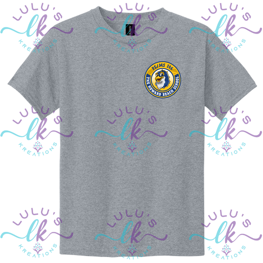 School Short Sleeve T-Shirt Small Logo